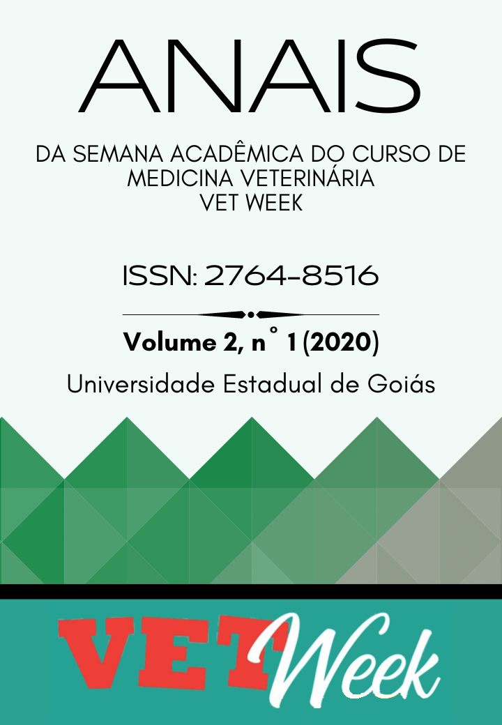 Visualizar v. 2 n. 1 (2020): Anais da Semana Acadêmica do Curso de Medicina Veterinária - VET WEEK